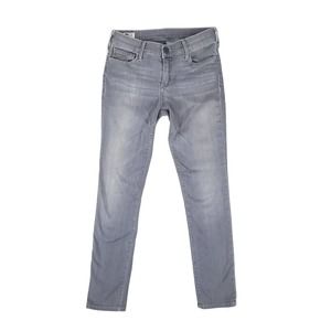 True Religion Low Mid Rise Grey Wash Jeans